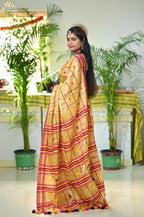 Tissue Cotton Jhal Saree