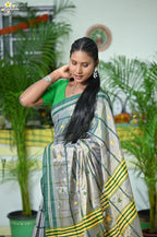 Tissue Cotton Jhal Saree