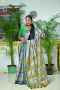 Tissue Cotton Jhal Saree