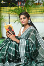 Linen Jhal Saree