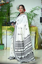 Mercerised Tribal Fusion Saree
