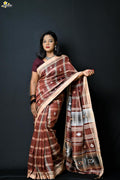 Linen Jhal Saree