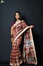 Linen Jhal Saree