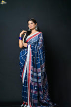 Linen Jhal Saree