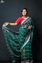 Linen Jhal Saree