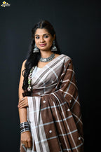 Mercerised Cotton Jhal Saree