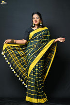 Handloom Cotton Jhal Saree