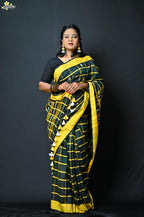 Handloom Cotton Jhal Saree