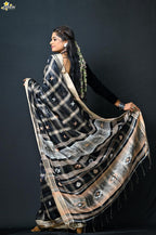 Linen Jhal Saree