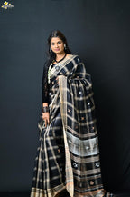 Linen Jhal Saree
