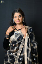 Linen Jhal Saree