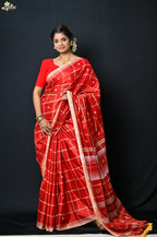 Tissue Cotton Jhal Saree
